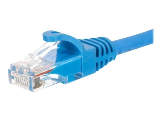 Netrack Koblingskabel Rj-45 Hann Til Rj-45 Hann 50 Cm Utp Cat 5E Formstøpt Uten Hindringer Blå