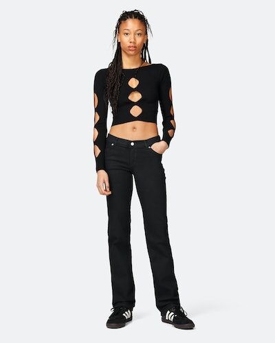 Dr Denim Jeans- Dixy Straight Svart Female XS/32 Dr Denim Jeans- Dixy Straight Svart Female XS/32