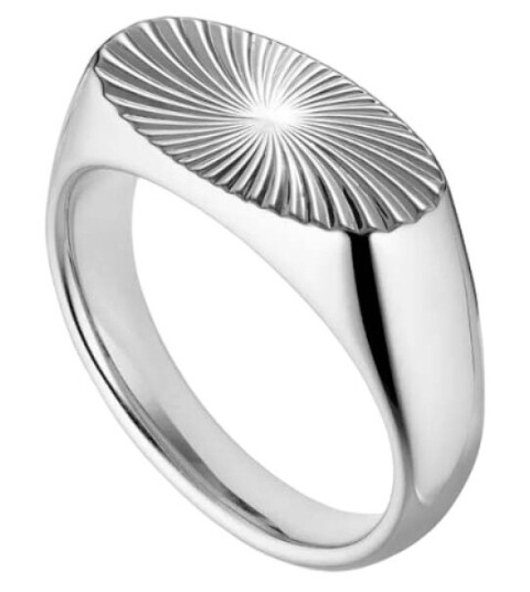 Jane Kønig Reflection Signet Ring Sølv RSR01-S-AW2000_52 - Unisex - 925 sterling silver