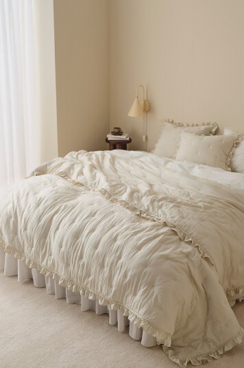 Ellos Home   Sengeteppe Aimee   Beige