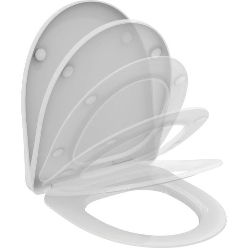 Ideal Standard i.life A toalettsete, soft close, avtagbar, hvit