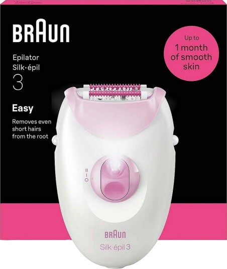 Braun Epilator Silk·épil 3 Rosa Braun Epilator Silk·épil 3 Rosa