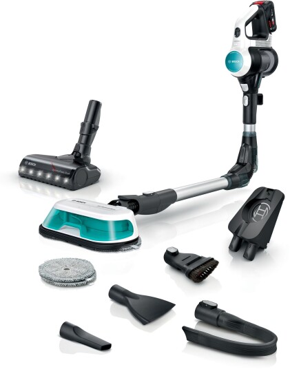 Bosch Unlimited 7 Aqua Trådløs Skaftstøvsuger 2-i-1 med HEPA-filter BCS71HYG4 Bosch Unlimited 7 Aqua Trådløs Skaftstøvsuger 2-i-1 med HEPA-filter BCS71HYG4