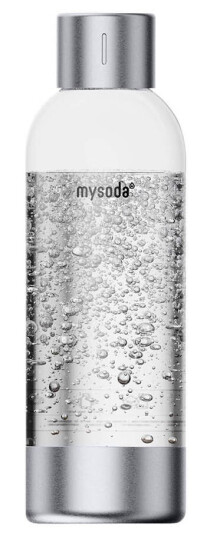 Mysoda Ruby 2 premium flaske 1L sølv