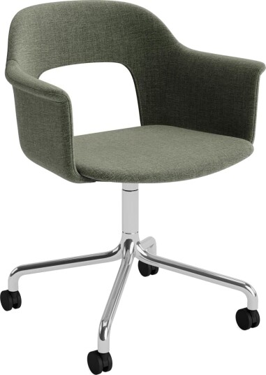Hay Layout 264 spisestol med armlener og svingbar overlapping 11/ Aluminium