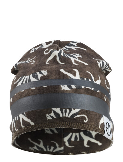 Elodie Details Winter Beanie - White Tiger - Brown - 3 Y