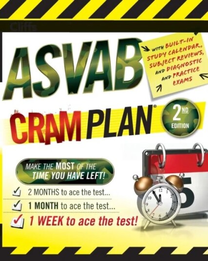 Cliffsnotes Asvab Cram Plan Av Carolyn C Wheater, Jane R Burstein