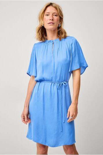 Saint Tropez   Kjole Brianasz Flared Dress   Blå
