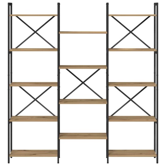 Bokhylle artisan eik 156 x 25 x 167.5 cm Konstruert tre