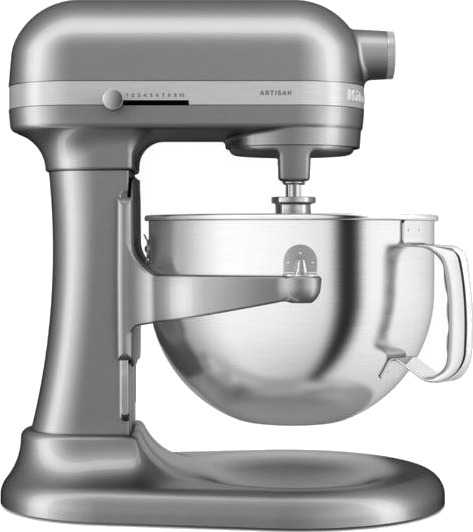KitchenAid Artisan Kjøkkenmaskin med Bolleløft 5,6L 325W Contour Silver 5KSM60SPXECU