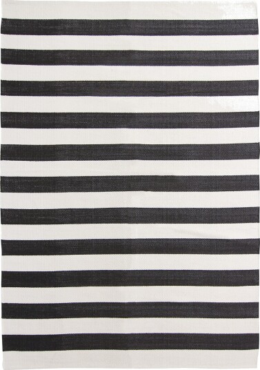 Bomullsteppe Nilo svart/hvit Størrelse: 80 x 200 cm