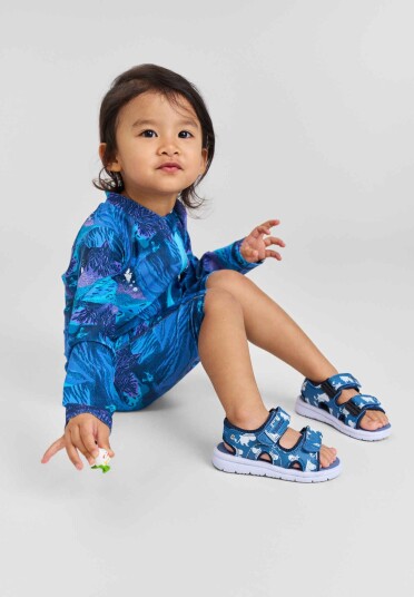 Reima Mummitrollet Bungee Sandaler Blue Ocean 22