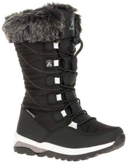 Kamik Prairie Youth Vinter Boots Black Black/White 37 Kamik Prairie Youth Vinter Boots Black Black/White 37