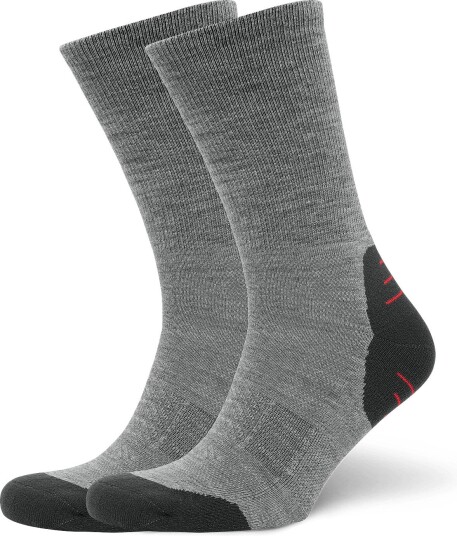 Alpacasocks&Co Merino Tech Hiking Crew 1 Pack ARGENTO 36 39