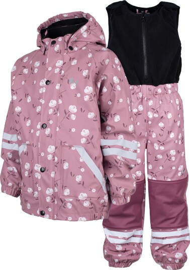 Lindberg Regnsett Lekhyttan Rain Set Fleece Rød