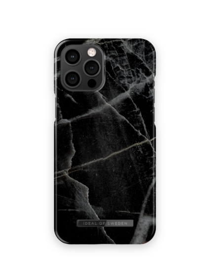 iDeal Of Sweden iPhone 12 Pro Max Fashion Deksel Black Thunder Marble