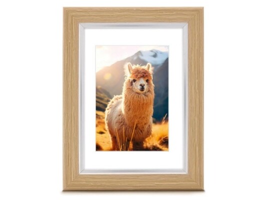 Hama Lima Enkel Bilderamme Glass Plast Eik Bord Vegg 10x15cm Rektangulær