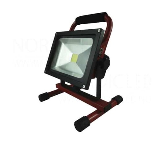Nordic Oppladbar LED Arbeidslampe 10W 3000K IP65 Nordic Oppladbar LED Arbeidslampe 10W 3000K IP65