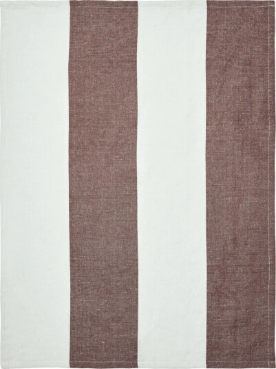 Ferm Living Hale kjøkkenhåndkle 50x70 cm Chestnut frosted lime