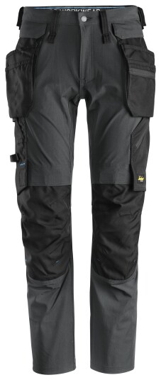 Snickers Workwear 6208 LiteWork Arbeidsbukse grå/svart Grå/Svart, Klær
