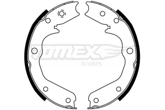 Bremsesko sett TOMEX Brakes TX 22 43