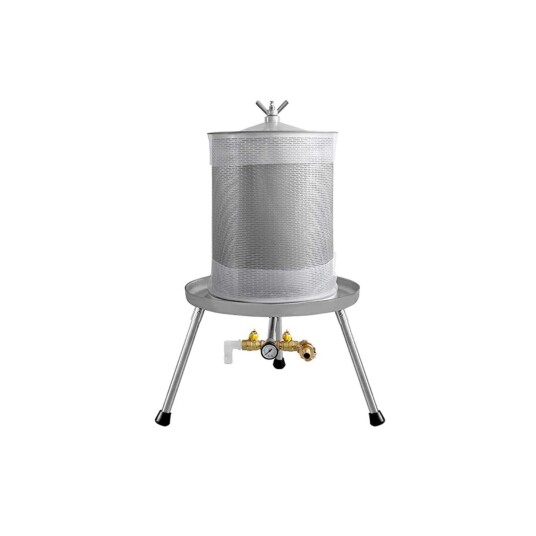 Hydropresse 40L Fruktpresse i rustfritt stål