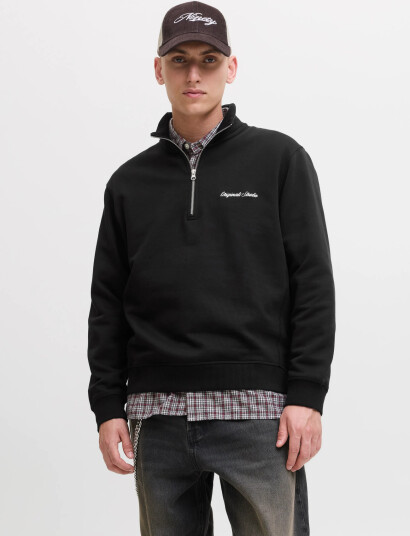 Jack & Jones Jornorrebro Emb Sweat High Neck Noos Black XL