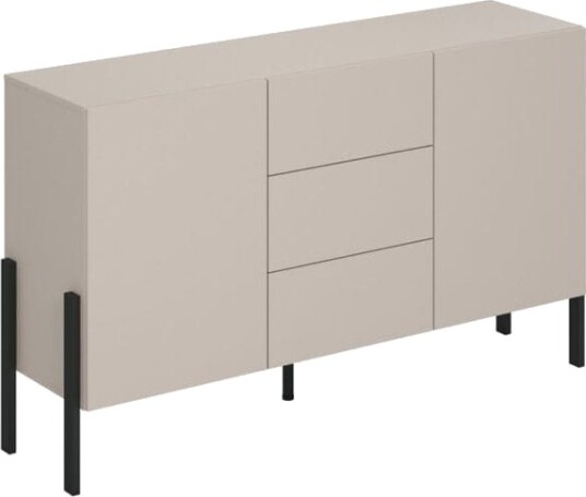 Kommode Jukon 2 dører med 3 skuffer - Kashmir, 154 cm