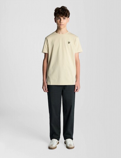 Lyle & Scott Plain T Shirt Beige 122 128 Lyle & Scott Plain T Shirt Beige 122 128