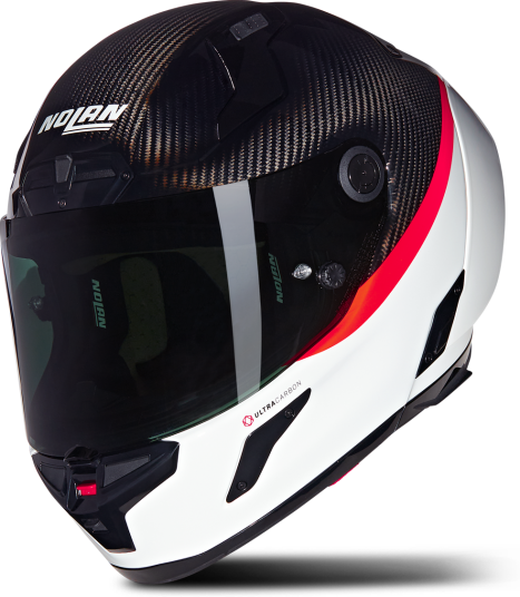 Nolan Helhjelm  X-804 Rs Karbon Hvit