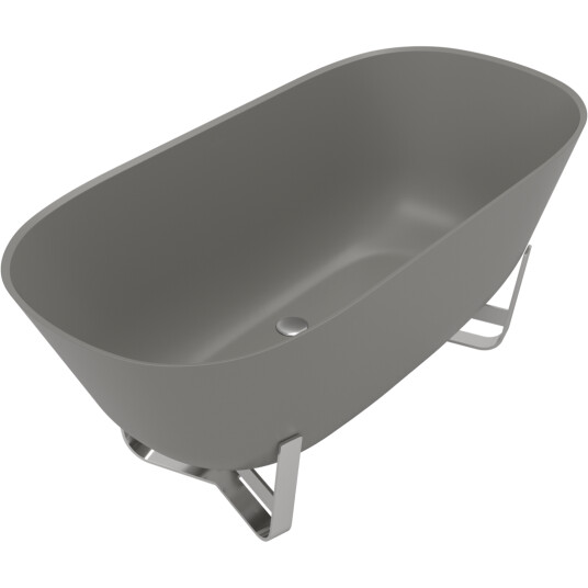 VILLEROY & BOCH ANTHEUS FRITTSTÅENDE BADEKAR 155X75 GREY VILLEROY & BOCH ANTHEUS FRITTSTÅENDE BADEKAR 155X75 GREY