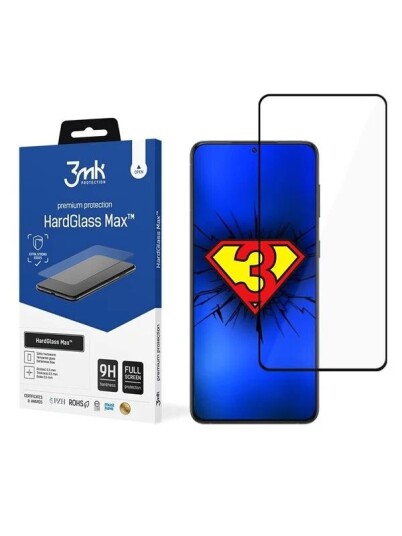 3Mk HardGlass Max Skjermbeskytter til Samsung Galaxy S23 5G - Svart