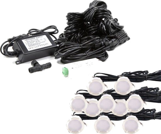 Light By Juhl Cosmos underjordisk spot Zigbee rustfritt stål 10 pk
