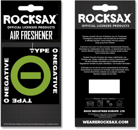 Rocksax Type O Negative Logo Air Freshener Vanilla 78990080