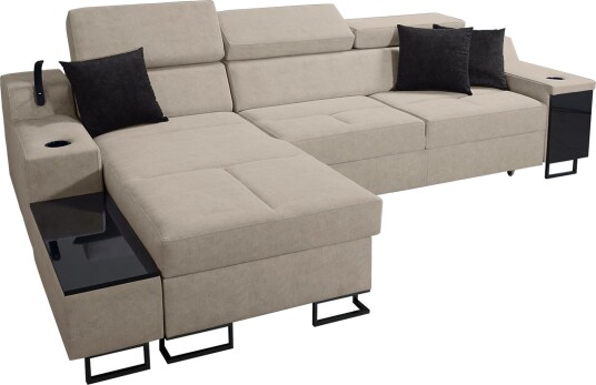 3 seters Sovesofa Venstre Beige