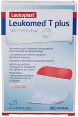 Leukoplast Leukomed T-Plus Skin Sensitive Filmbandasje, 5x7,2cm, 5 stk.