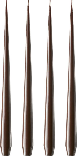ester & erik Taper Candle 32Cm 4 Pack Brown H:32CM
