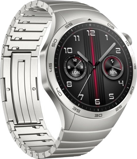 Huawei | Klokke Gt 4 (46Mm) - Smartklokke Med Reim - Håndleddsstørrelse: 140-210 Mm - Rustfritt Stål