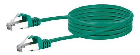 SCHWAIGER nettverkskabel - 2.5 m - grønn SCHWAIGER nettverkskabel - 2.5 m - grønn