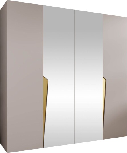 garderobeskap NO_BRAND Garderobeskap PIANO 2 200 cashmere Gull -