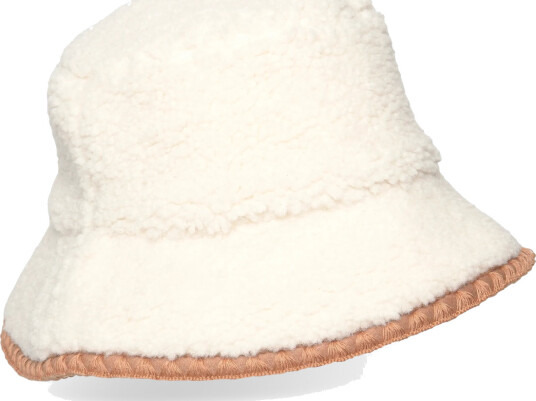 UGG Uggfluff Scalloped Hat - Cream - L/XL