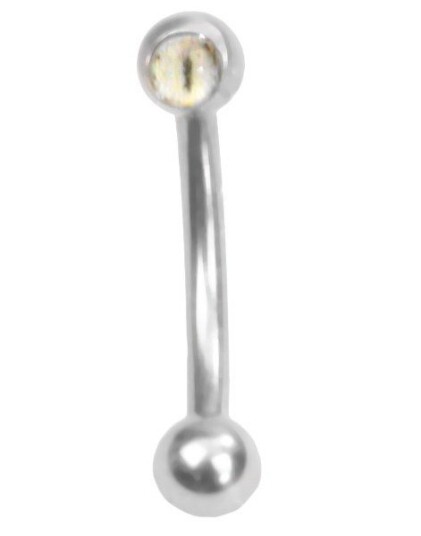 Utgått The Evil Eye 1.2 x 8 mm Øyenbrynspiercing