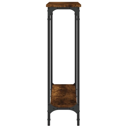  Konsollbord røkt eik 100x22,5x75 cm konstruert tre 8720845419684