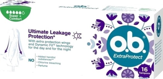 O.B._ExtraProtect Super+ Comfort tamponger 16stk.