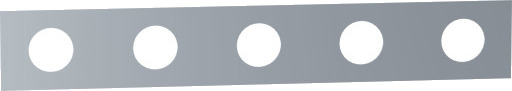 VOLA 005 20 Børstet krom
