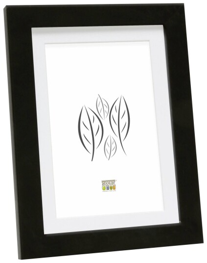 Deknudt S66KF2 P1 Billedramme m/Passepartout 15x20 Black Wood