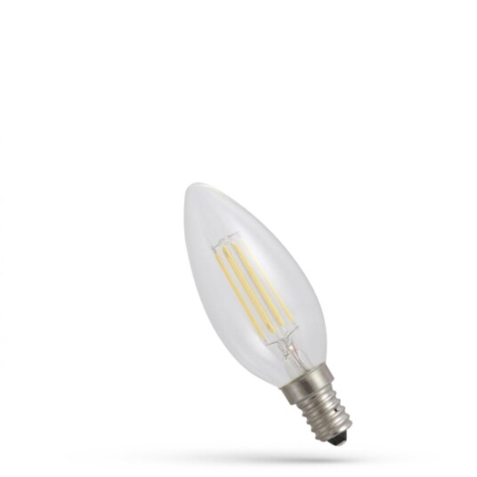 Spectrum Led E14 Klar pære Mignon 6W 2700K 850 lumen