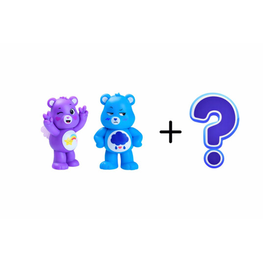Care Bears Figur – Pocket Stars 3 stk 5 cm – Best Friend Bear Grumpy Bear + Surprise