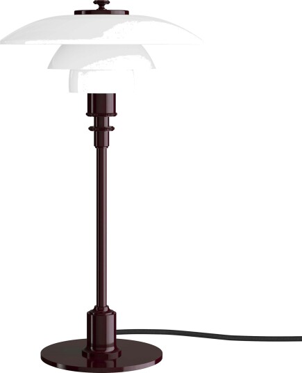 PH 2/1 Bordlampe Glossy Burgundy PH 2/1 Bordlampe Glossy Burgundy