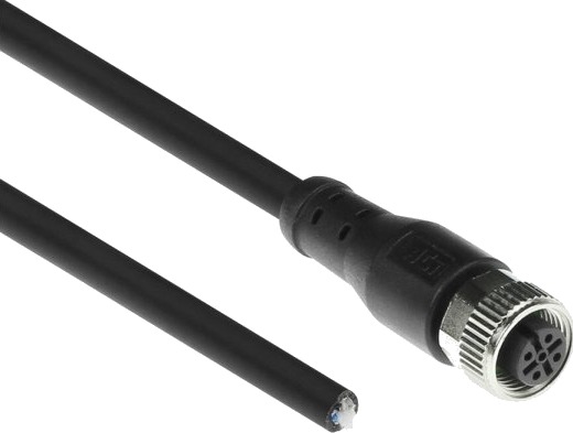 Act Industrial Sensorkabel 5,00 Meter M12a 5 Pin Hann Til Åpen Ende Superflex Xtreme Tpe Skjermet Sc3509